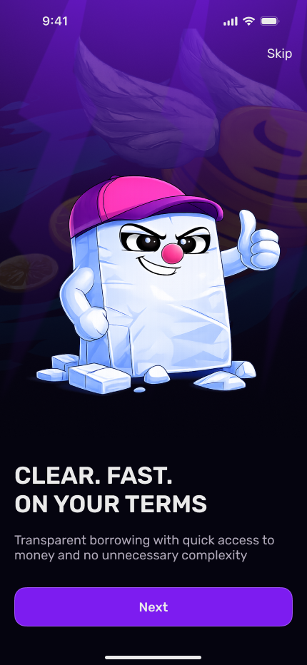 Onboarding - Clear and fast